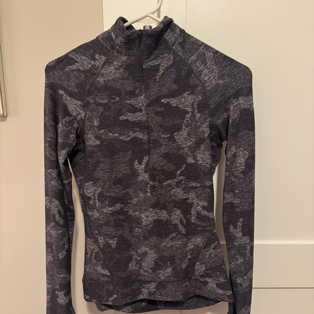 lululemon athletica Gray Camo Sweatshirt